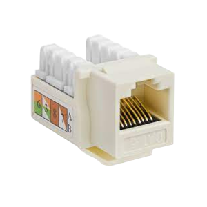 Cat6 Keystone Jacks Rj45 90-Degree UTP 110 Punch Down(Pack of 50)