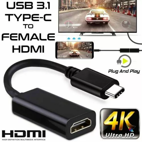 USB-C Type C to HDMI Adapter USB-C Type C to HDMI Adapter